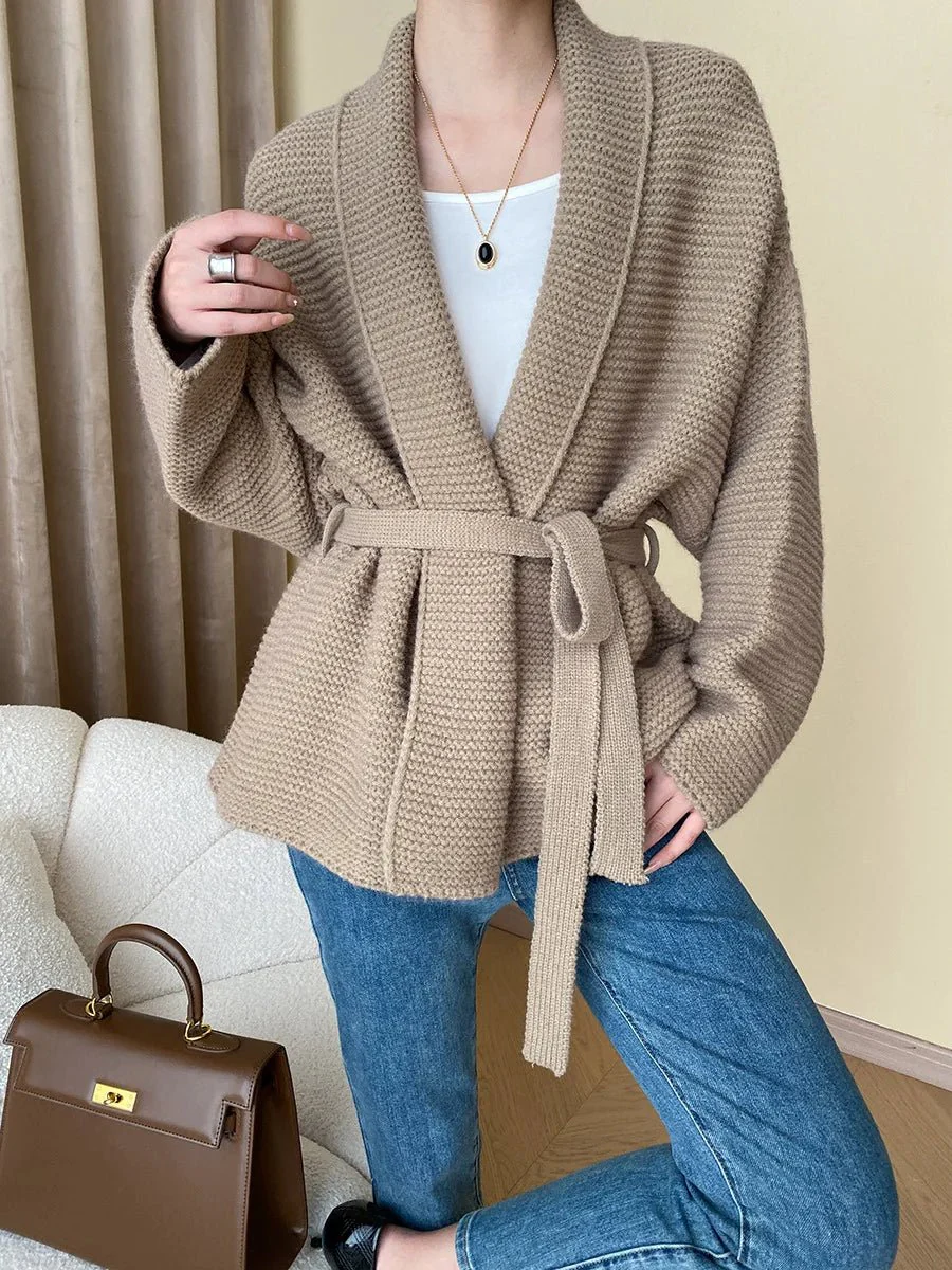 Abigail Belted Knit Cardigan - Image 4