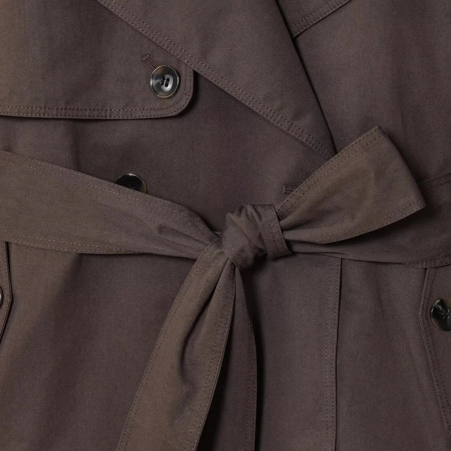 Alianna Belted Short Trench Coat - Image 8