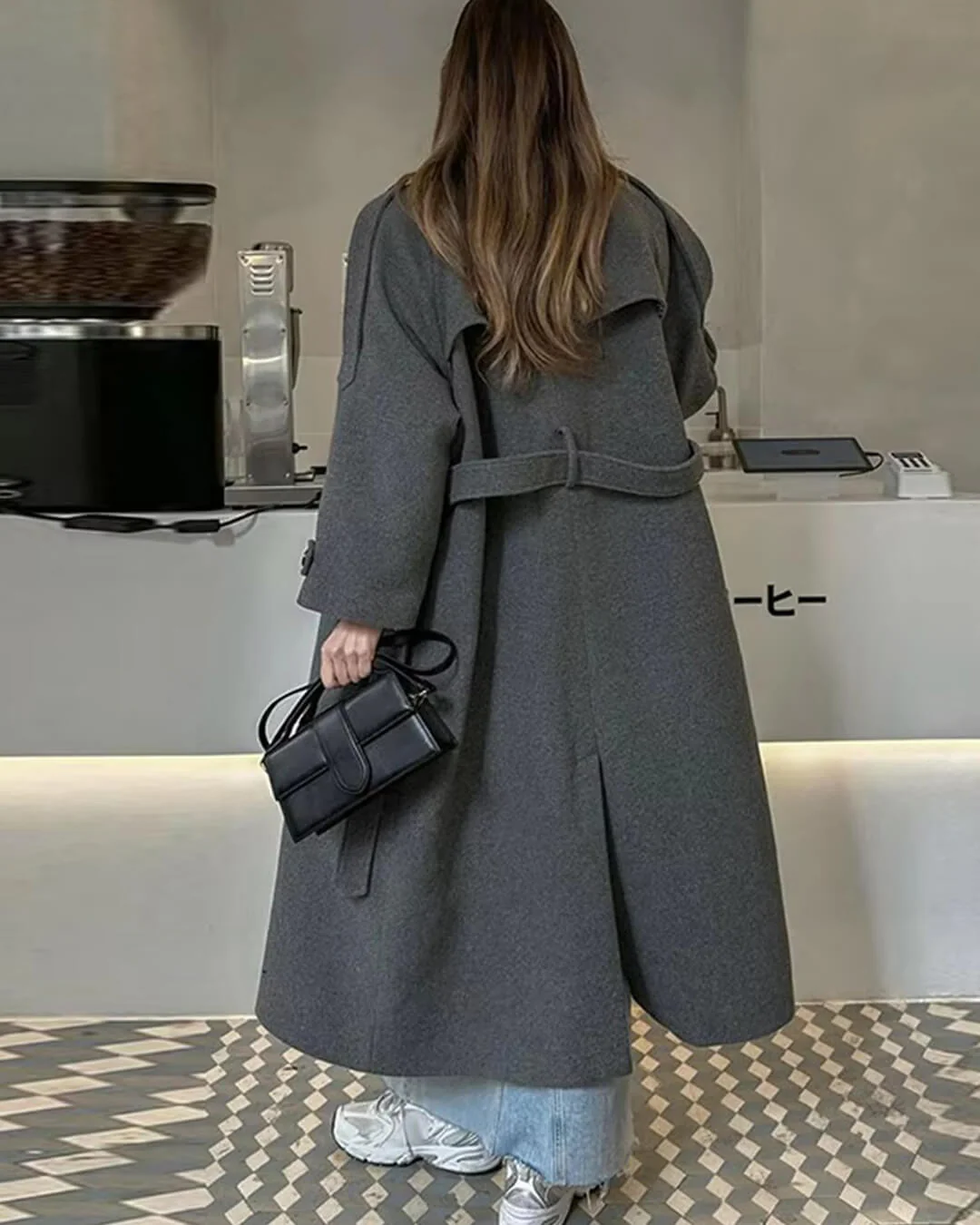 Alicia Gray Belted Long Coat - Image 3