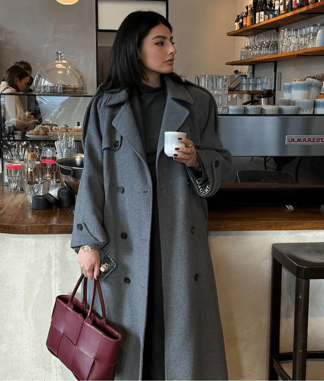 Alicia Gray Belted Long Coat - Image 7