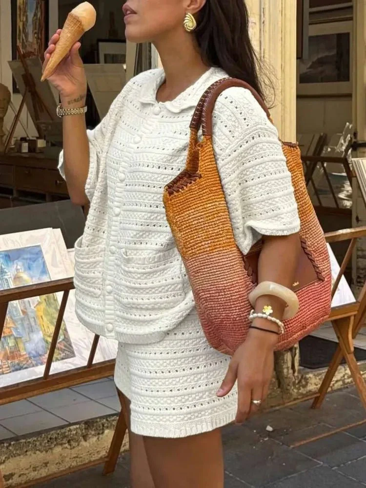 Amaia Knitted Two-Piece Summer Set - Image 5
