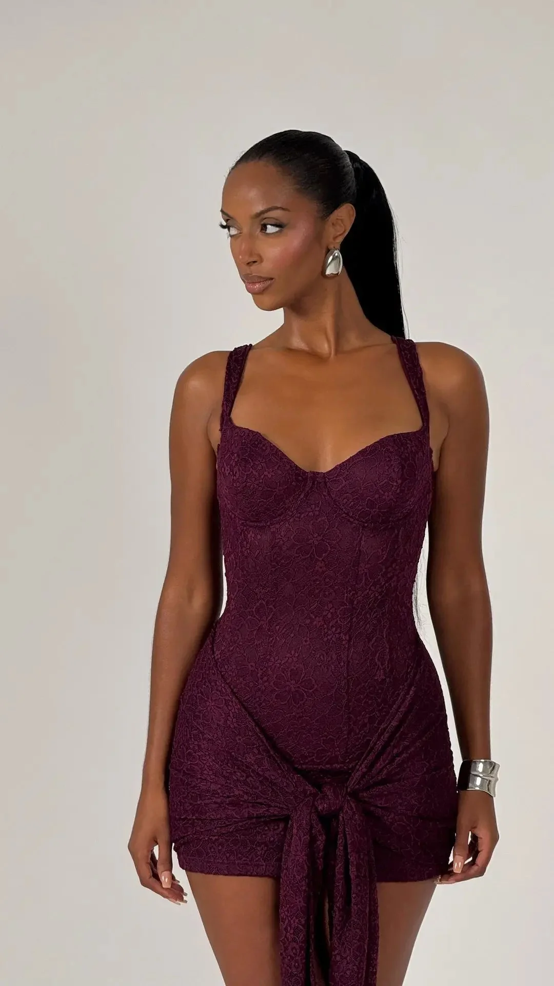 Amanda Sleeveless Corset Mini Dress - Image 4