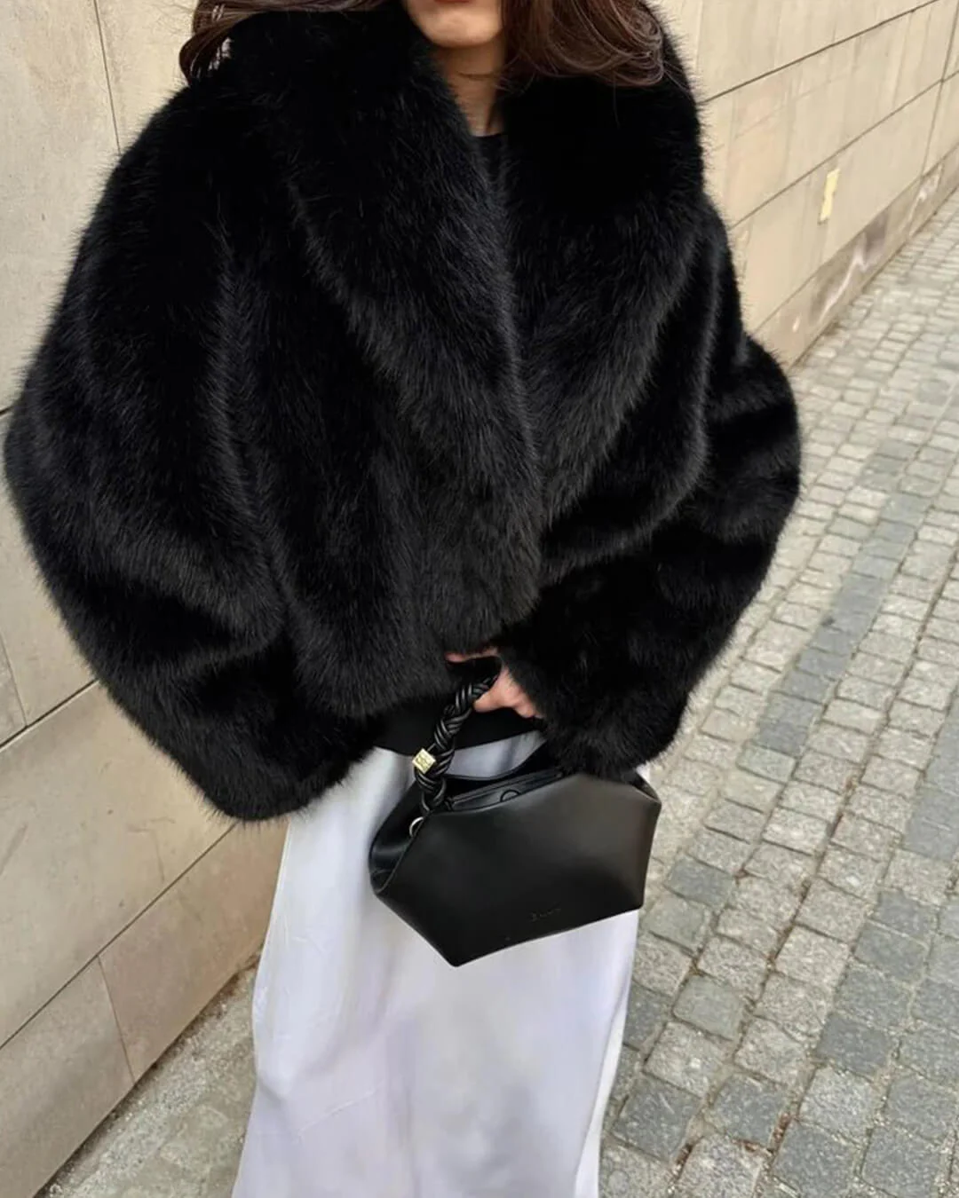 Andrea Faux Fur Coat - Image 3