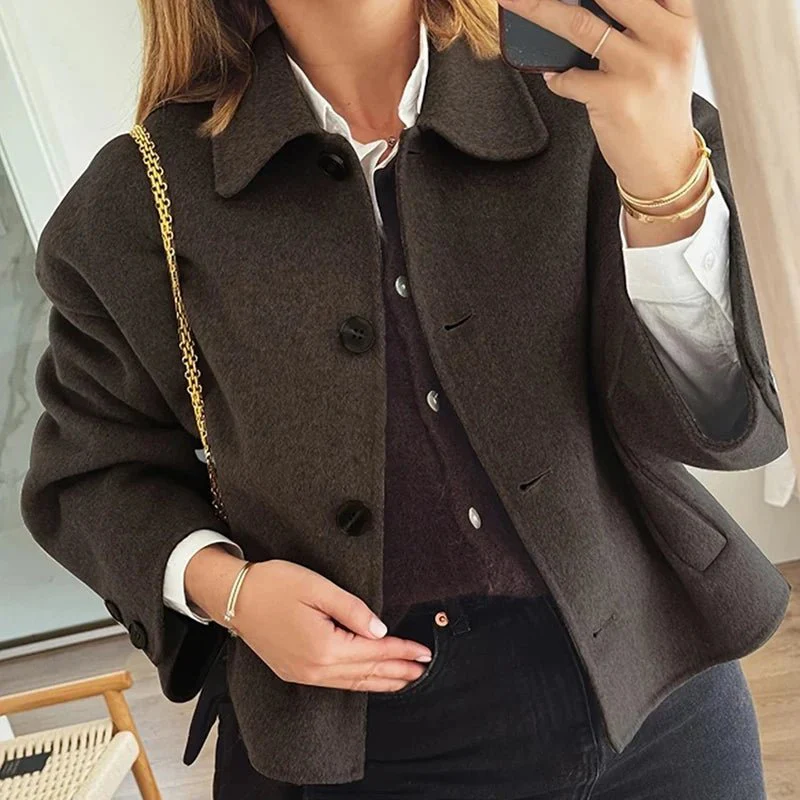 Angelina Buttoned Short Jacket - Image 5