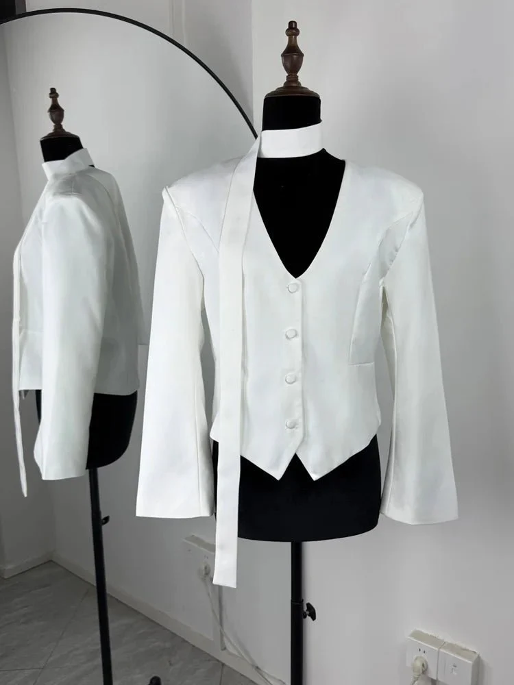 Angie Lace Up Blazer - Image 11