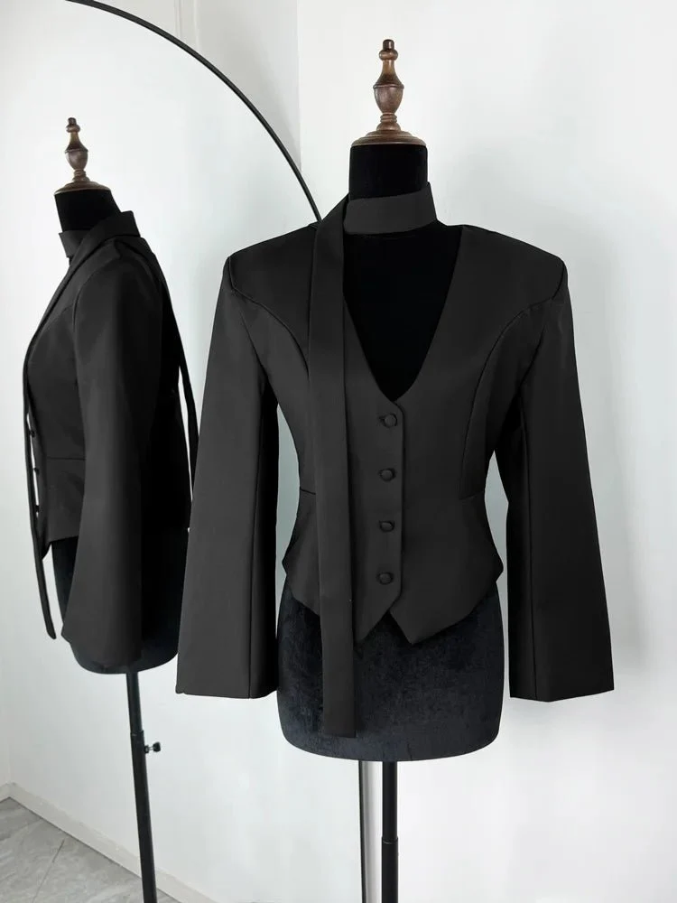 Angie Lace Up Blazer - Image 12