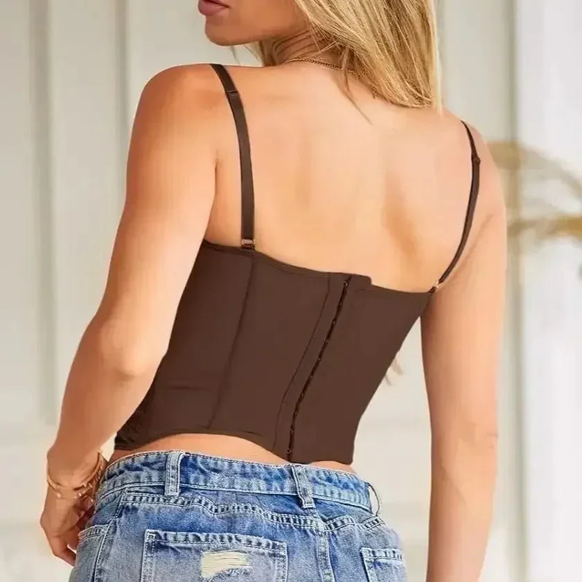 Antonia Strap Lace Corset Top - Image 4