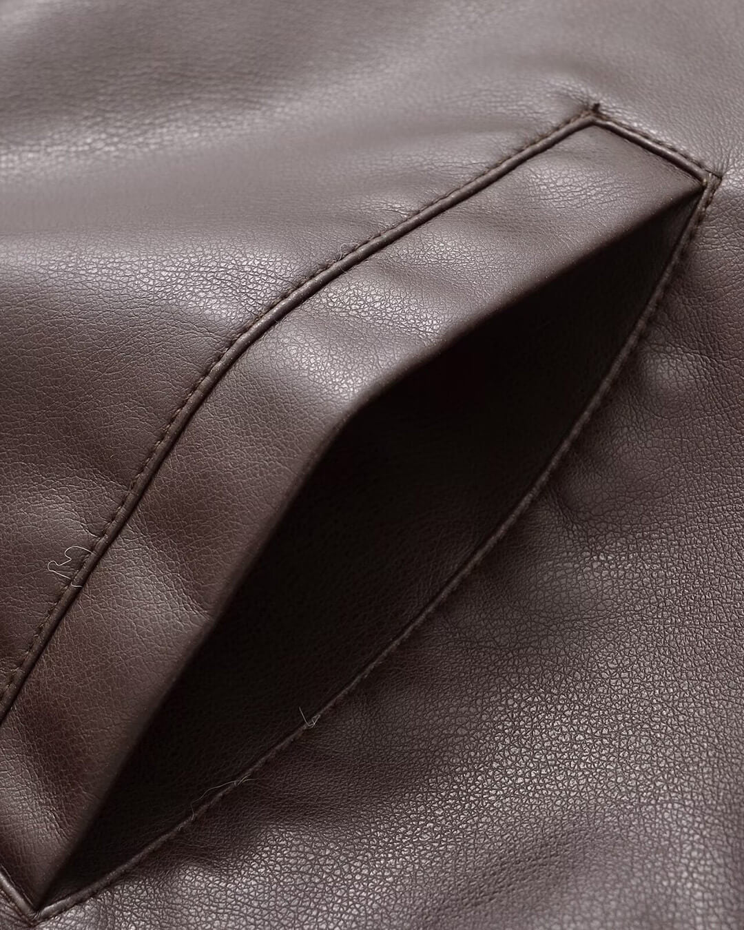 Arabella Faux Leather Bomber Jacket - Image 5