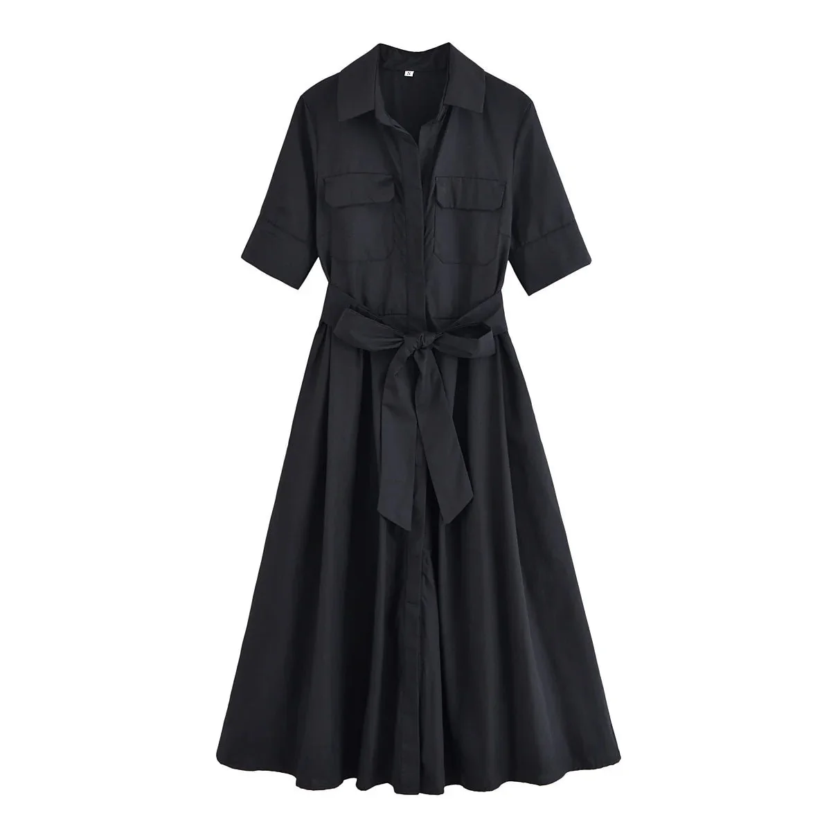 Ariane Belted Shirt Midi Dress - Image 12