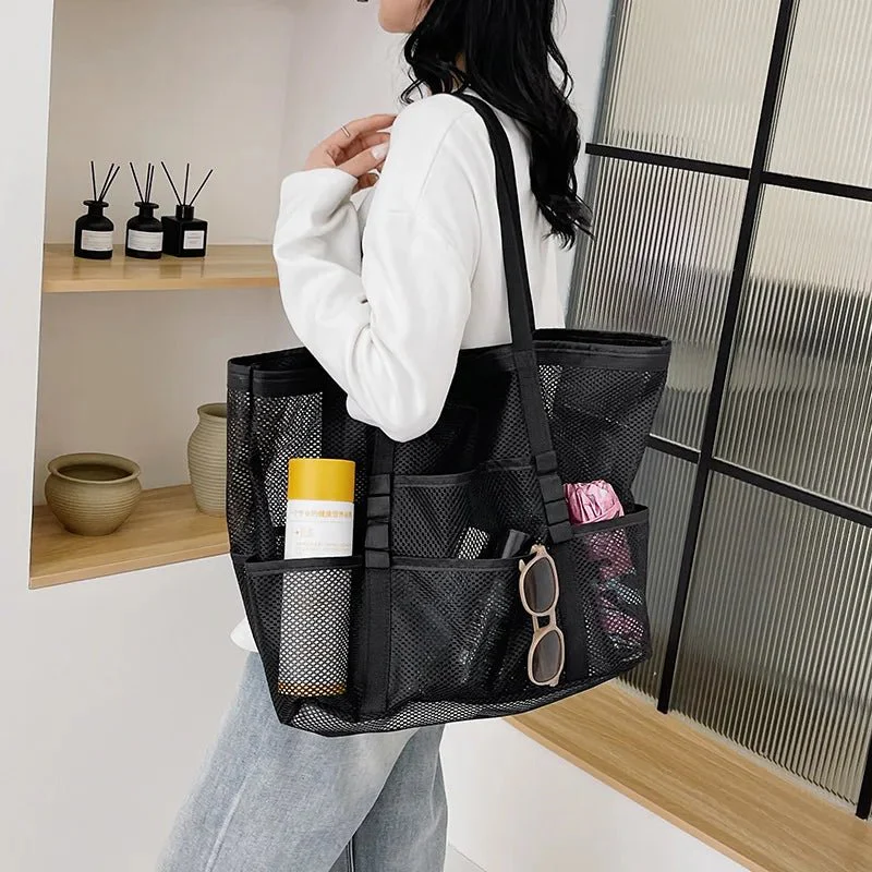 Beatrice Large Capacity Canvas Beach Tote