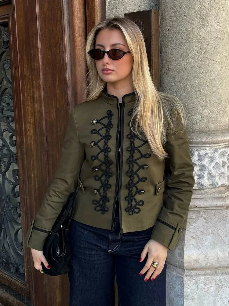 Becky Rope Knot Buckle Napoleon Jacket