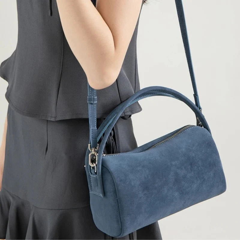 Bella Vegan Suede Bag - Image 6