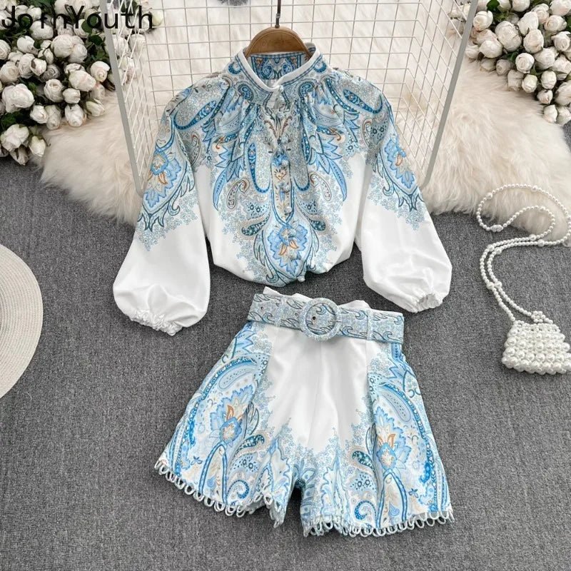 Bella Vintage Floral Two-Piece Set - Image 3