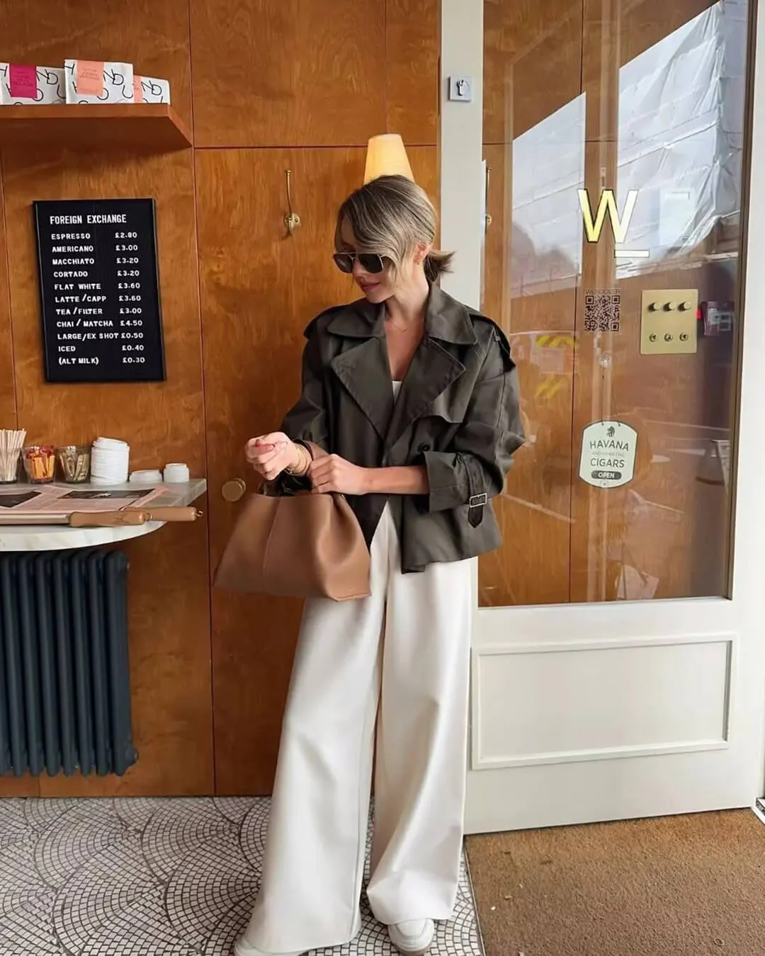 Bellatrix Cropped Trench Coat - Image 13