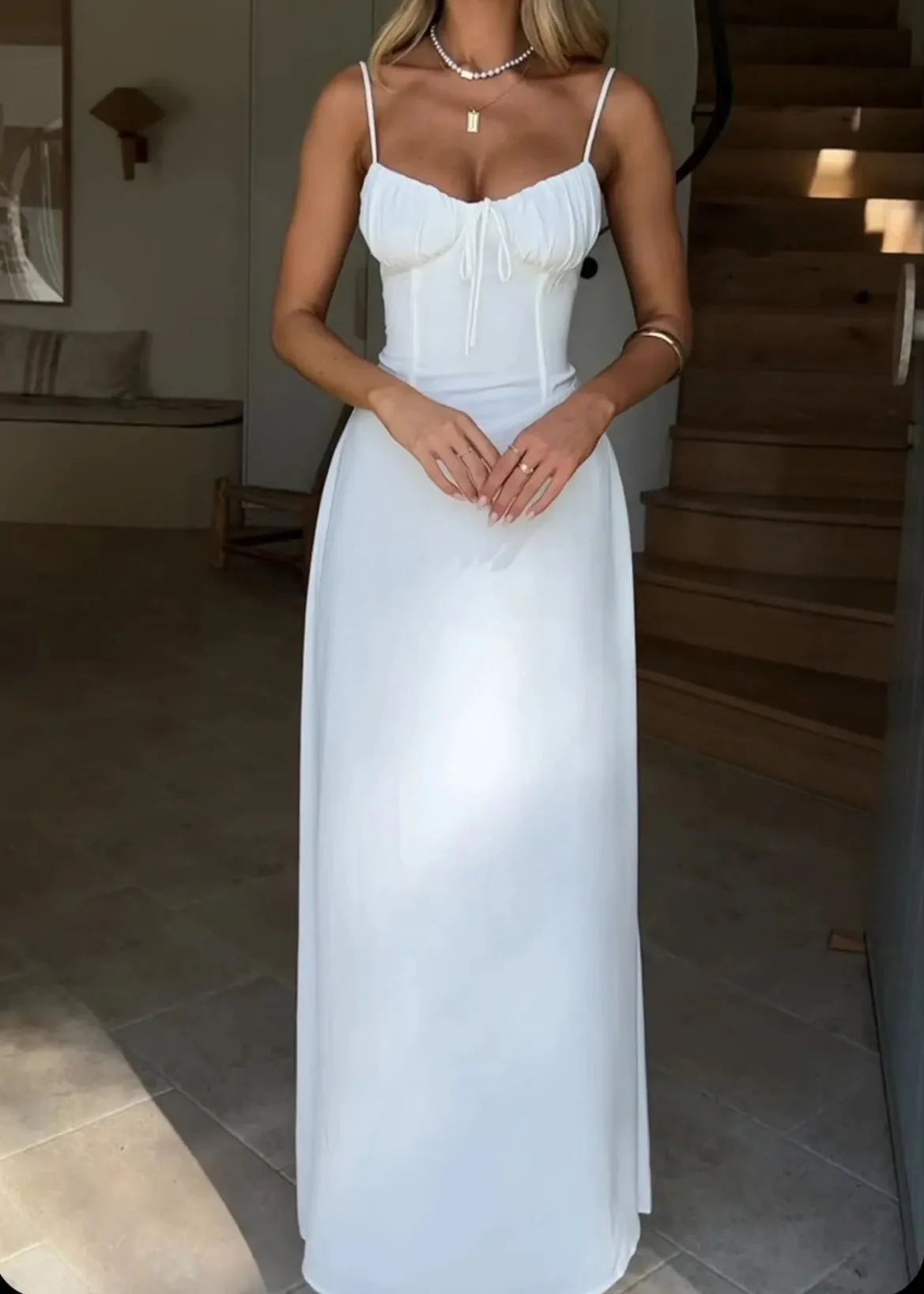 Bianca Corset Bodice Maxi Dress - Image 3