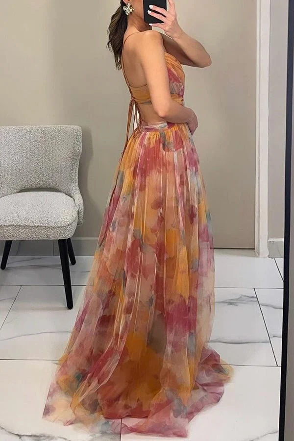 Bianca Floral V-Neck Maxi Dress - Image 5
