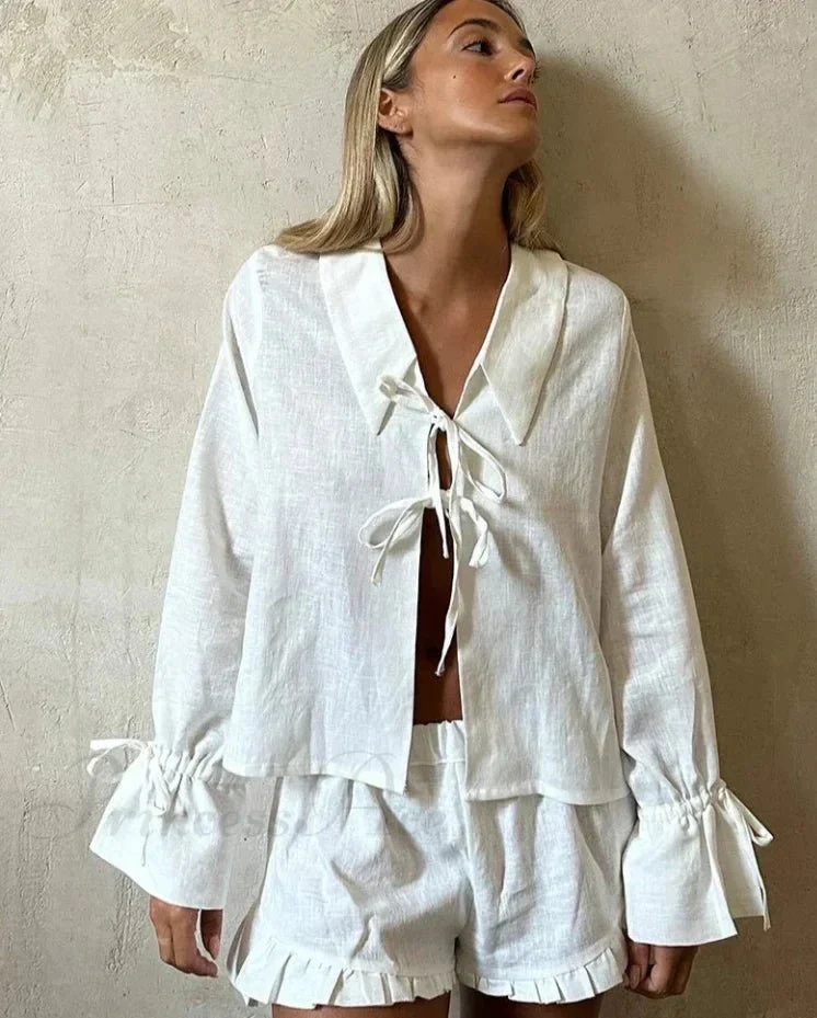 Bianca Stylish Cotton Two Piece Set