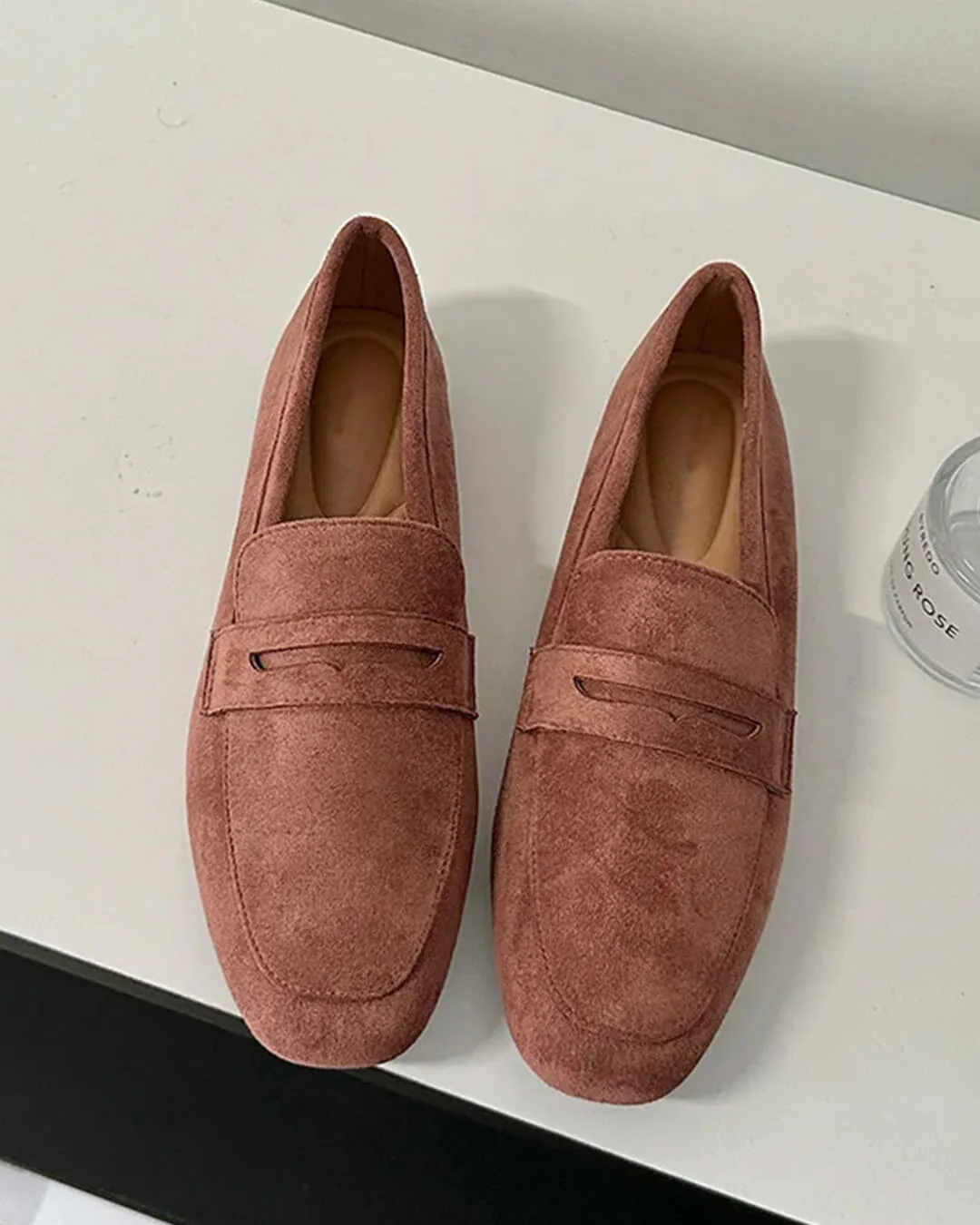 Bianca Suede Slip-On Loafers - Image 8