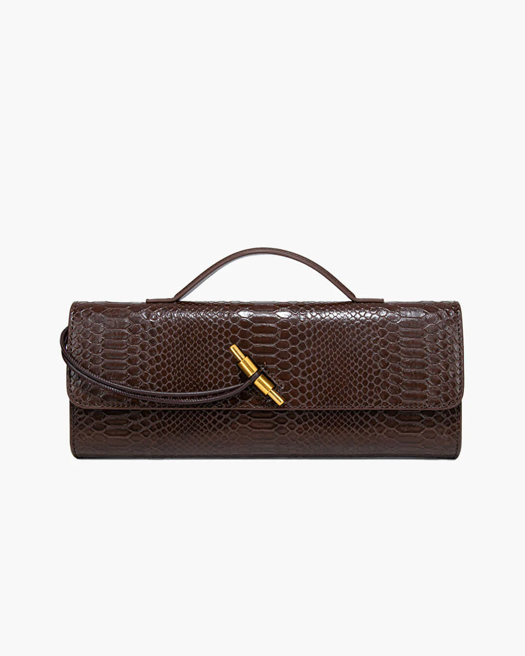 Bianca Croc-Embossed Leather Bag - Image 2