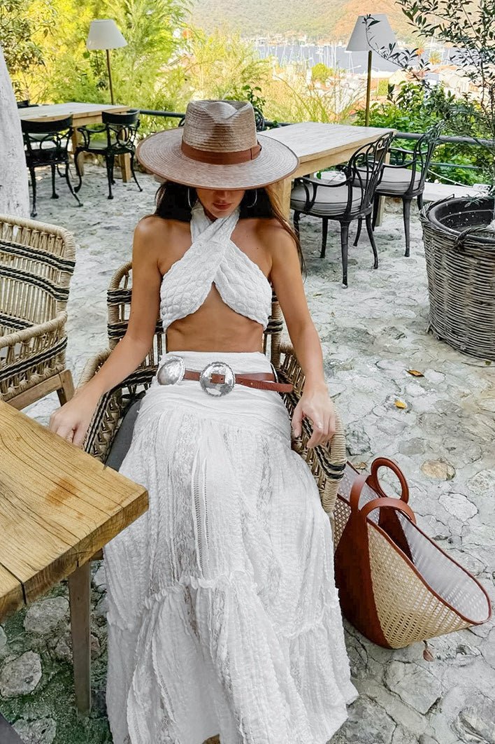 Brianna Lace Tiered Maxi Skirt - Image 4
