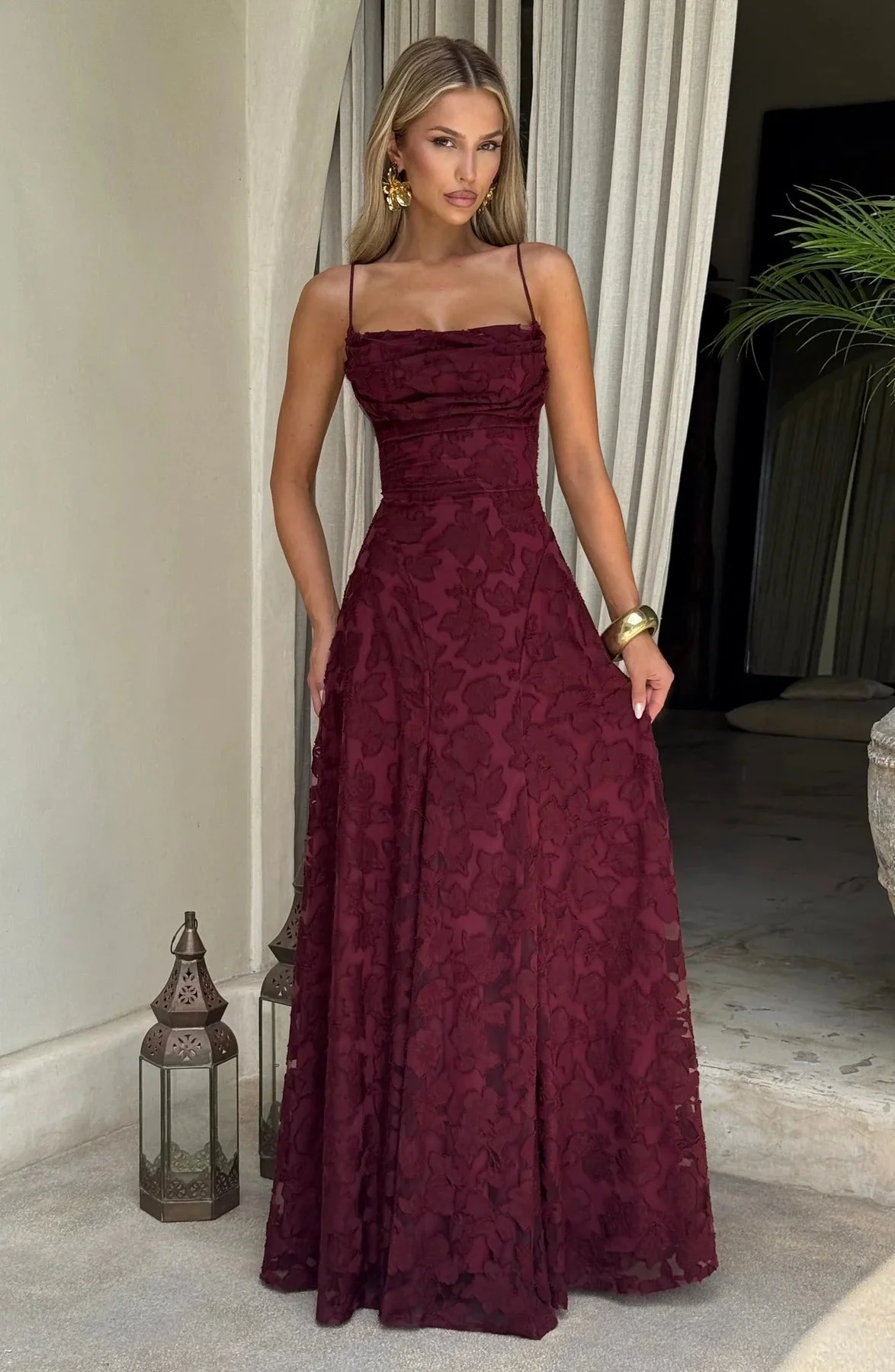 Brielle Sleeveless Floral Maxi Dress - Image 6