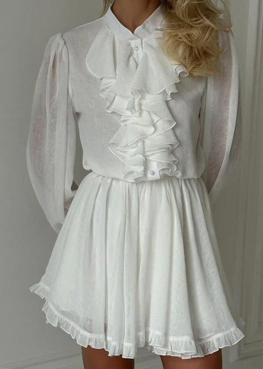 Brigitte Ruffled Mini Dress - Image 2