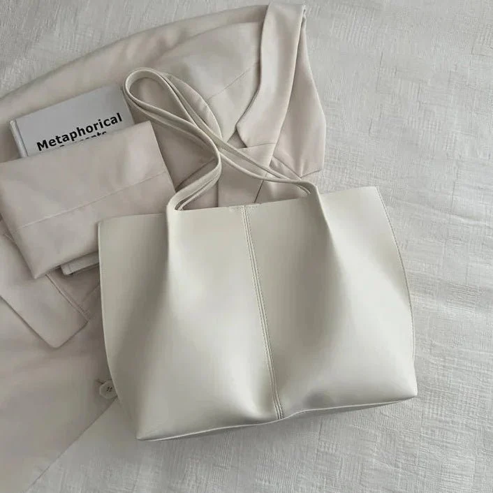Calista Faux Leather Tote Bag - Image 12