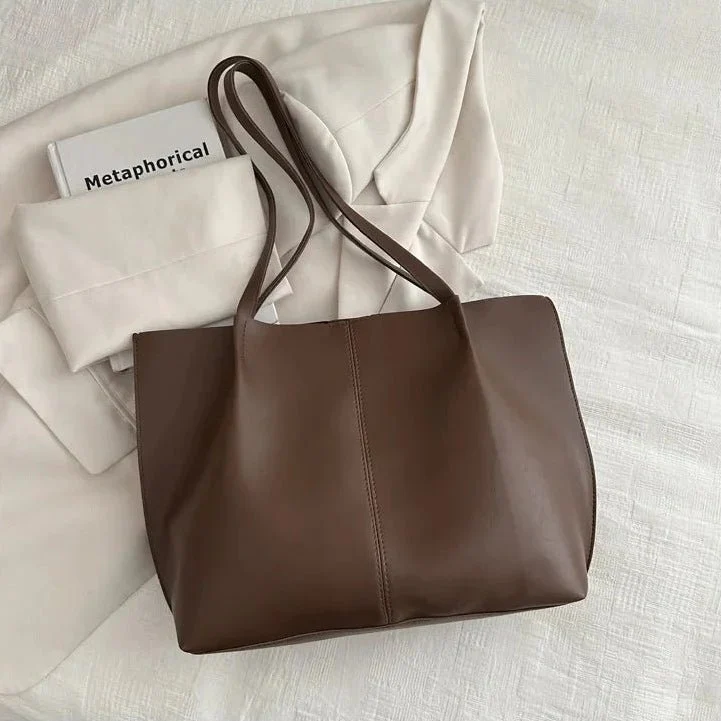Calista Faux Leather Tote Bag - Image 7