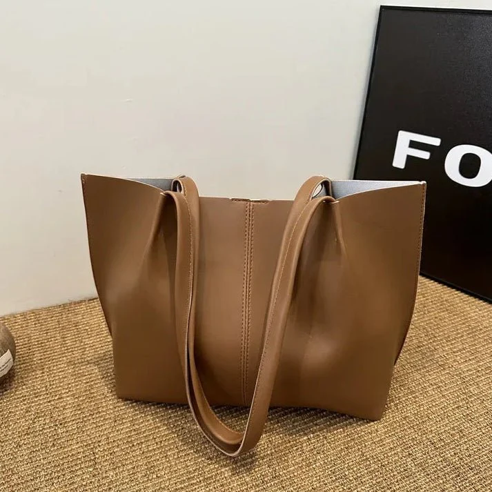 Calista Faux Leather Tote Bag - Image 9