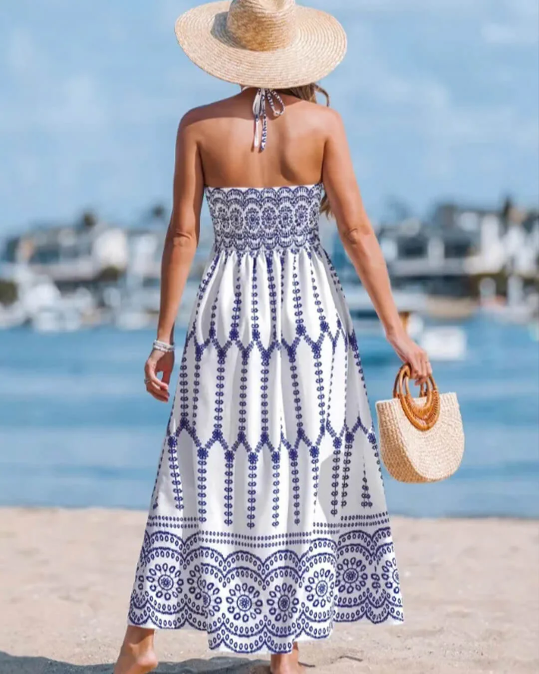 Camilla Sleeveless Crop Top Midi Skirt Set - Image 2