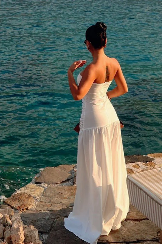 Camille Cut-Out Strapless Maxi Dress - Image 4