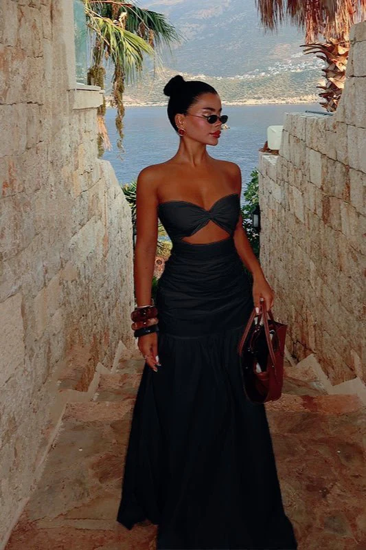 Camille Cut-Out Strapless Maxi Dress - Image 5