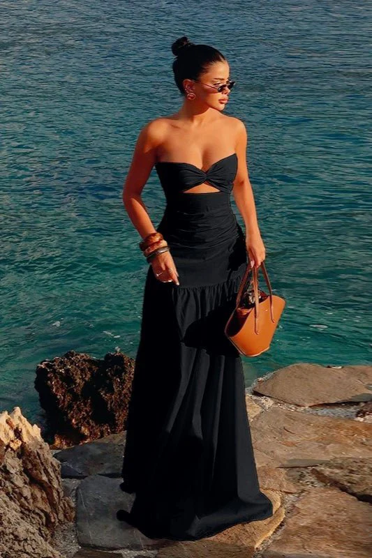 Camille Cut-Out Strapless Maxi Dress - Image 7