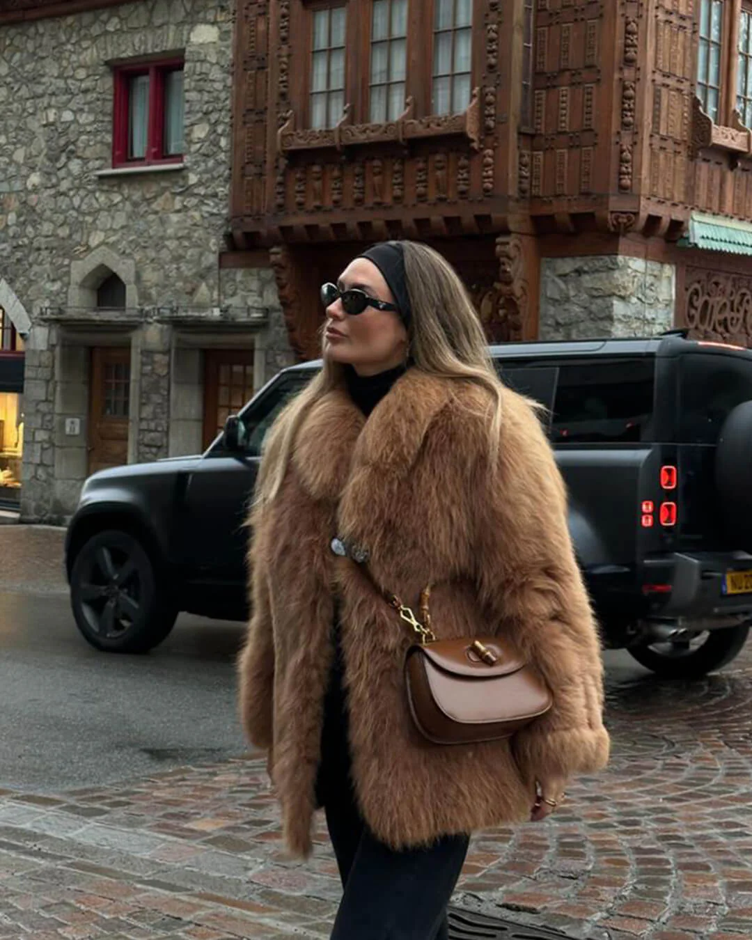 Carissa Faux Fur Coat - Image 10