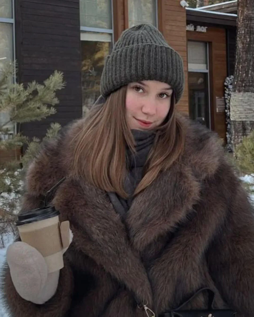 Carissa Faux Fur Coat - Image 6