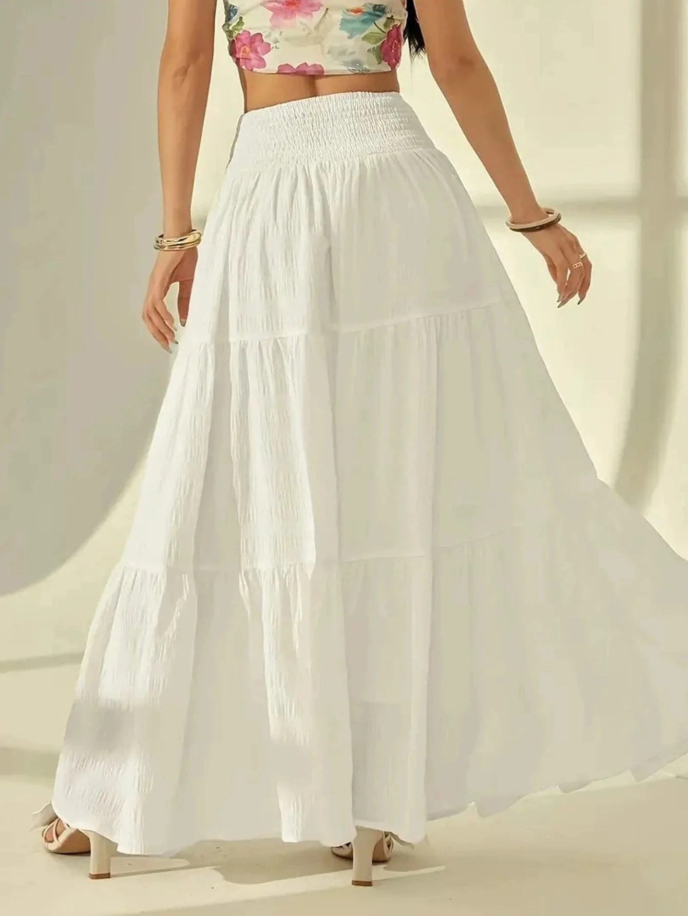 Celeste Layered Maxi Skirt - Image 6