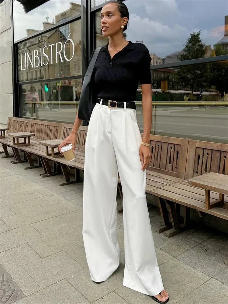 Celia High Waisted Wide Leg Pants