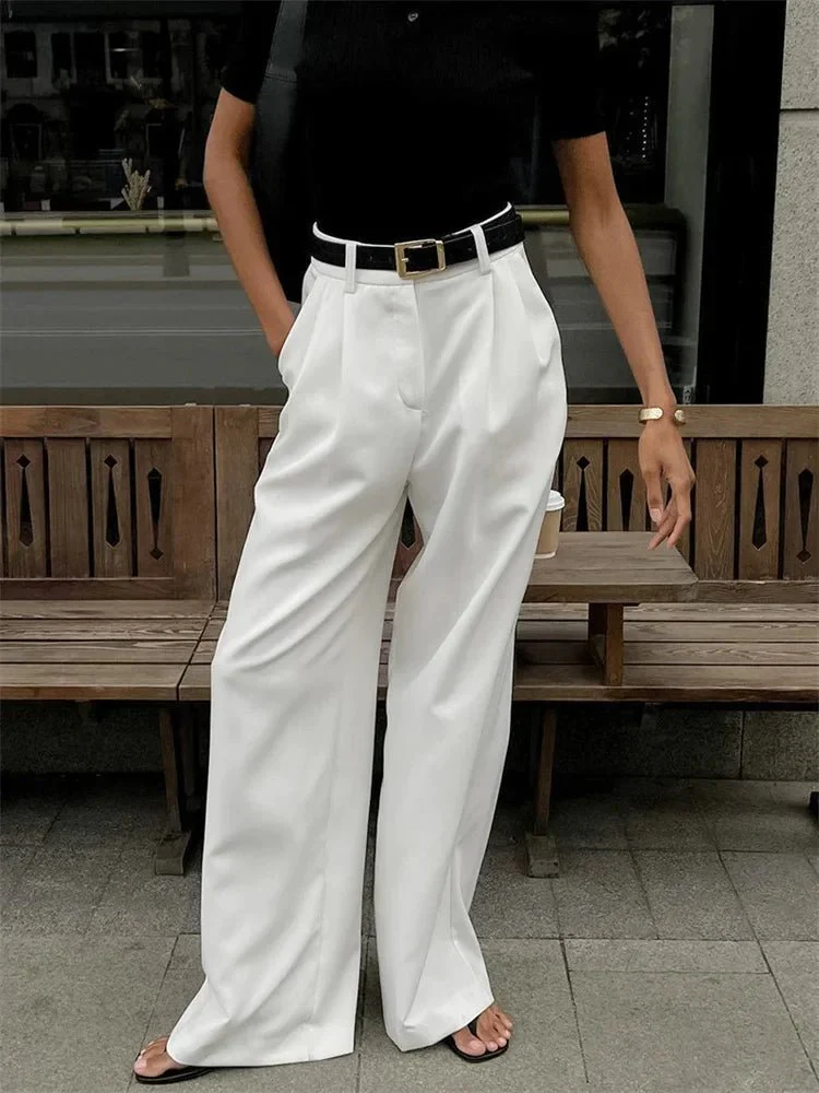 Celia High Waisted Wide Leg Pants - Image 2