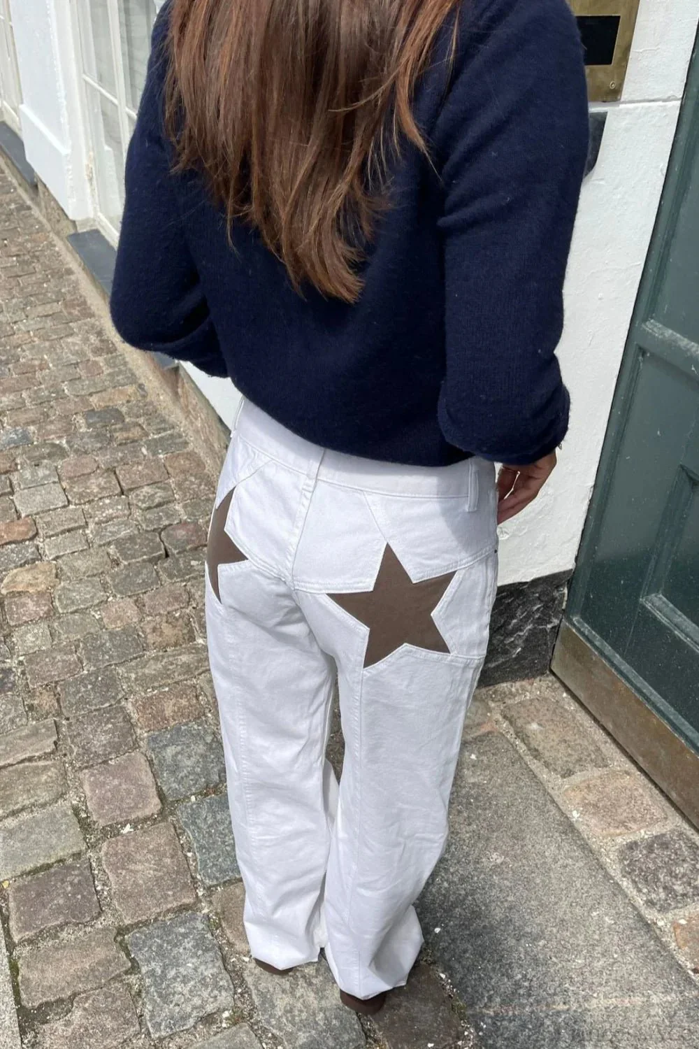 Charlize Star Patchwork Color-Block Jeans - Image 17