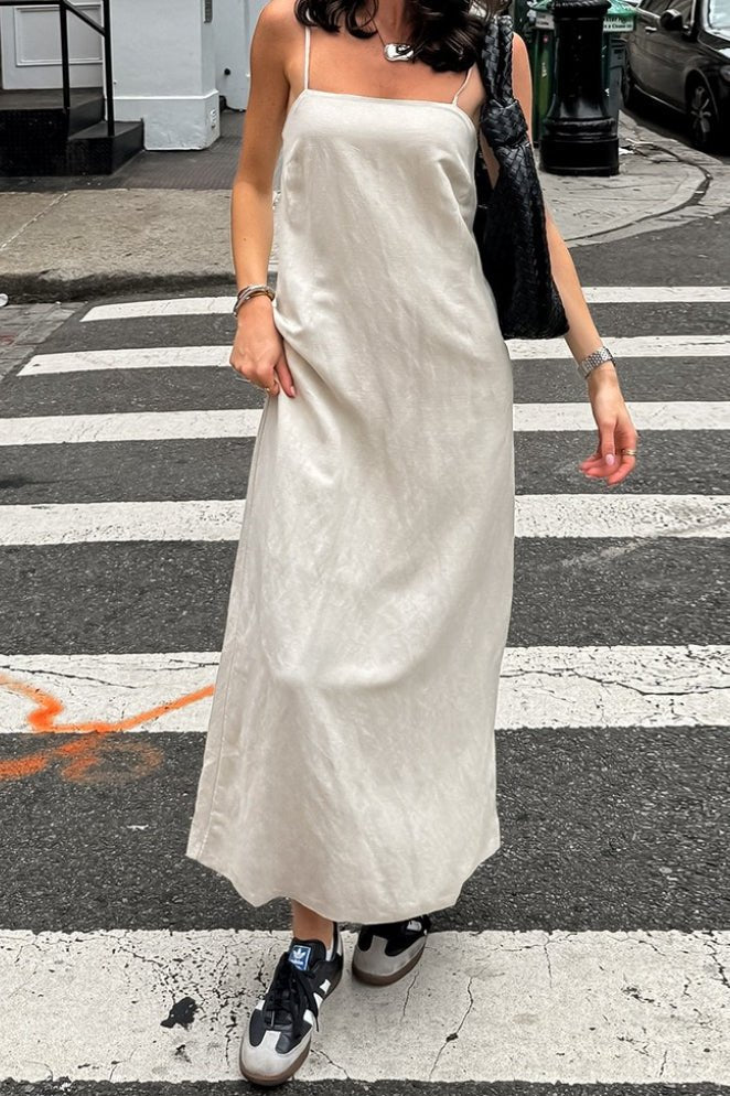 Charmaine Square Neck Loose-Fitting Maxi Dress - Image 3