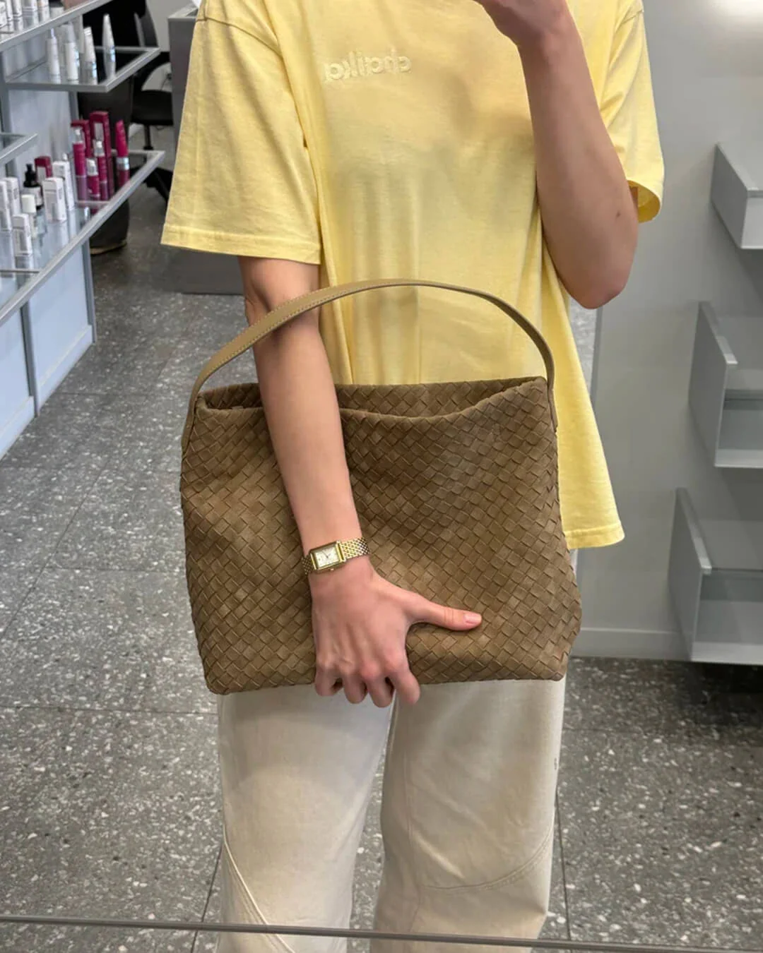 Chelsea Suede Tote Bag - Image 16
