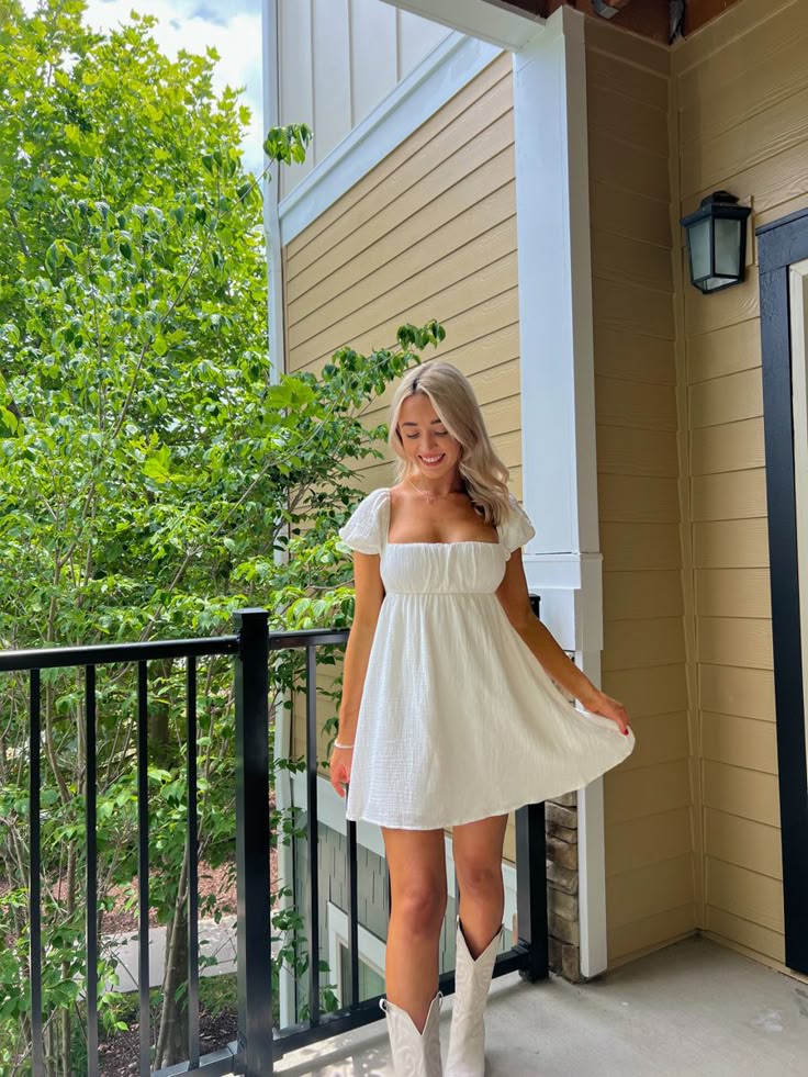 Christina Babydoll Mini Dress - Image 4