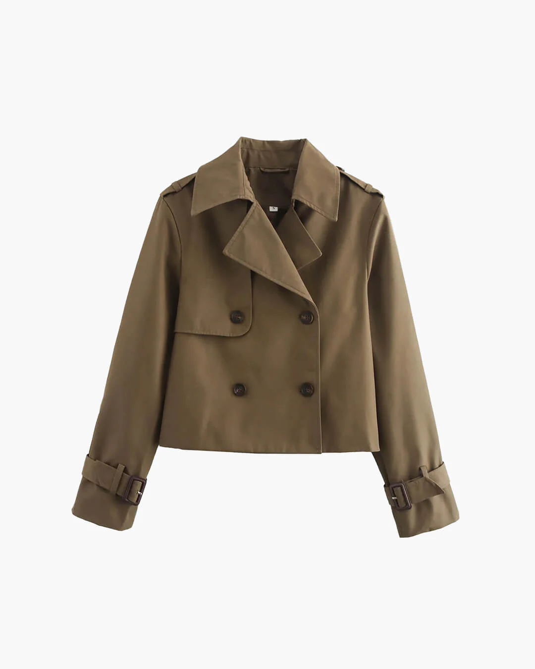 Clarisse Short Trench Coat - Image 13