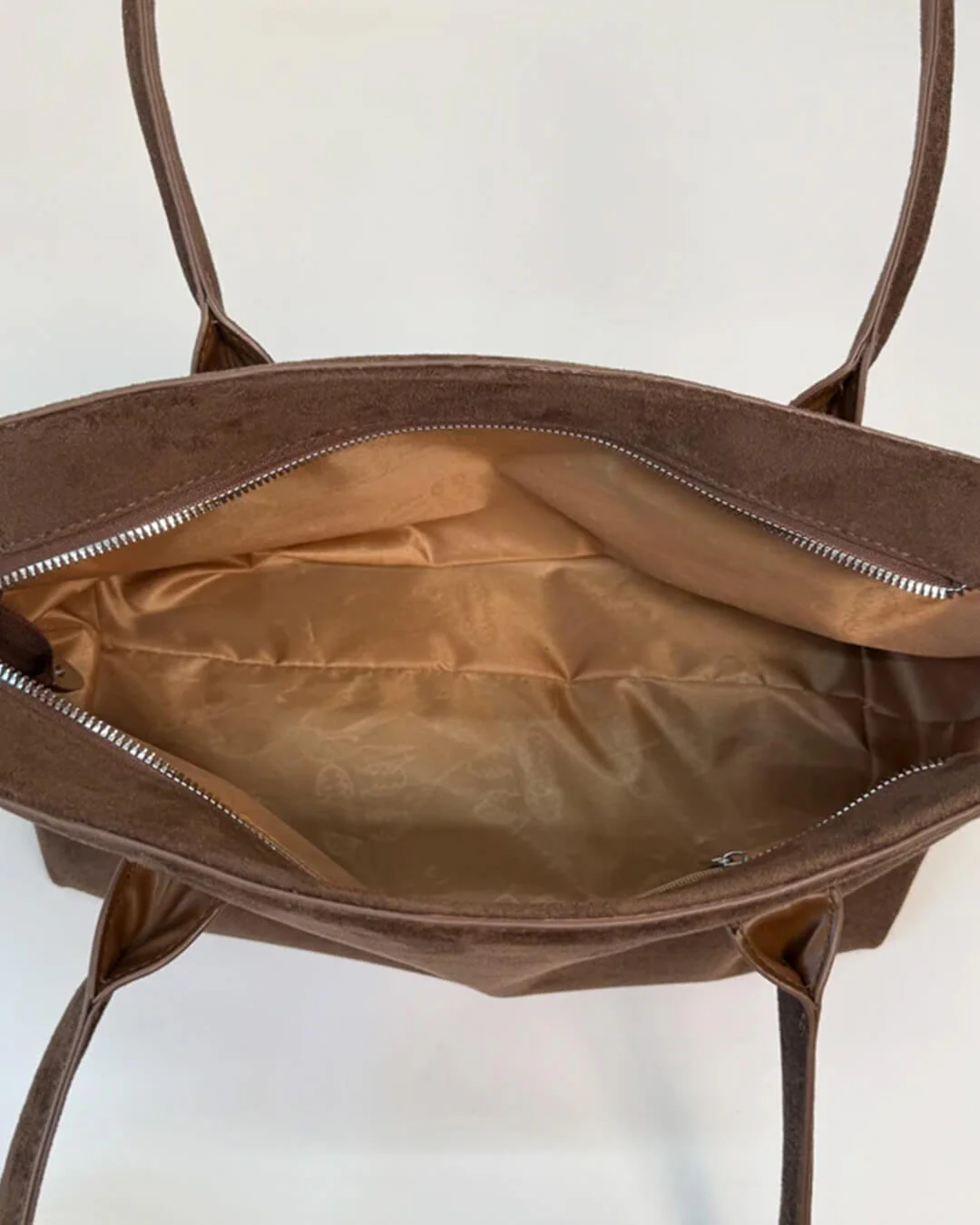 Claudine Faux Suede Shoulder Bag - Image 3