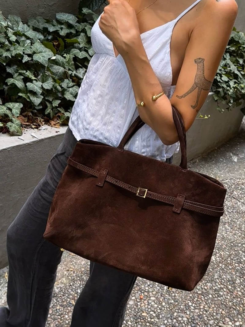 Dalila Suede Bag - Image 9