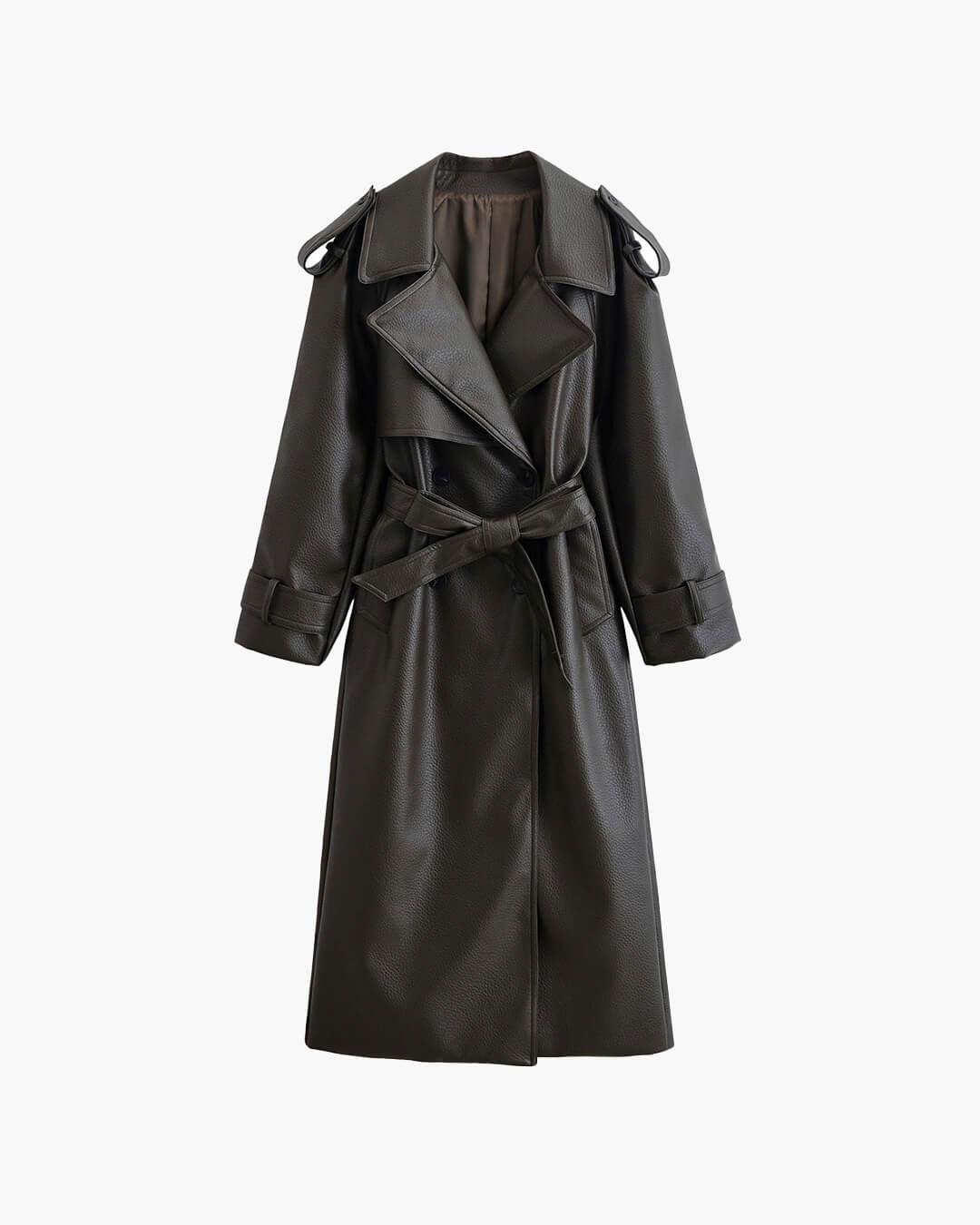 Danica Long Leather Jacket - Image 2