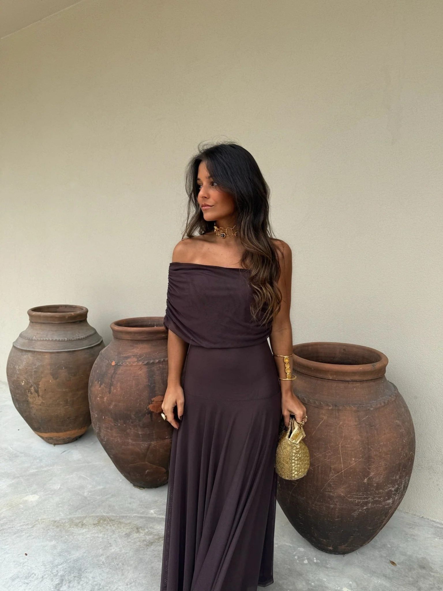 Daniella Mesh Maxi Dress - Image 5