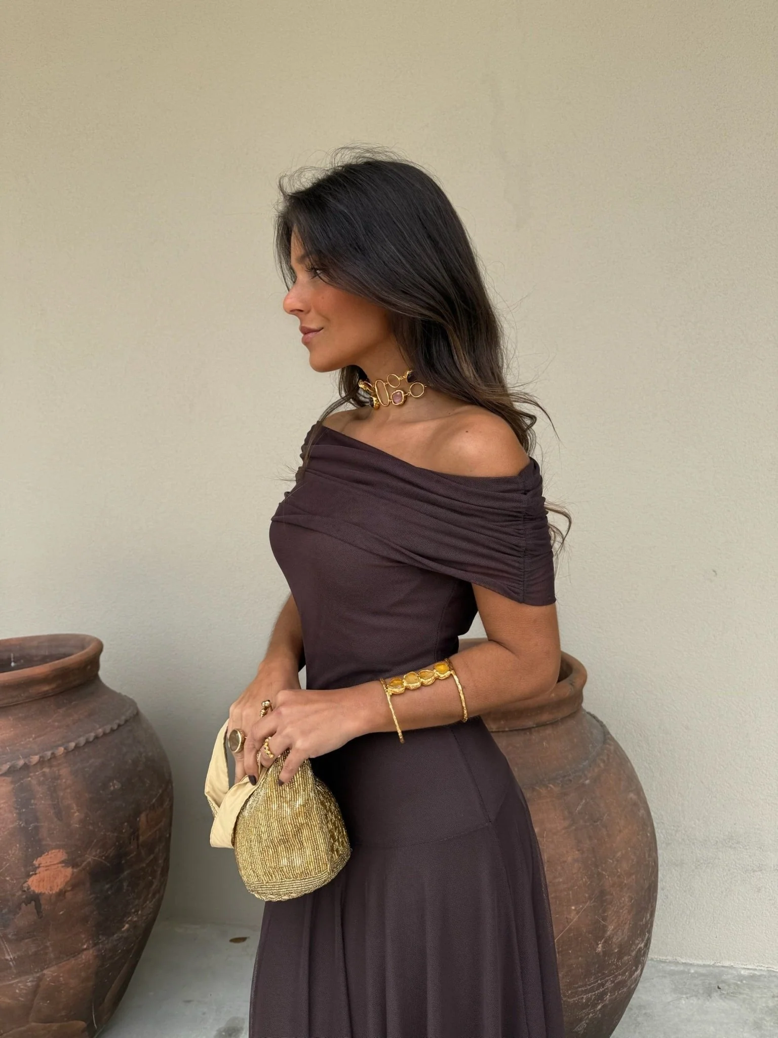 Daniella Mesh Maxi Dress - Image 7