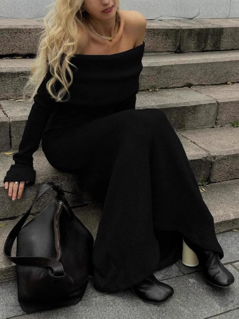 Danika Pullover Maxi Knit Dress - Image 5