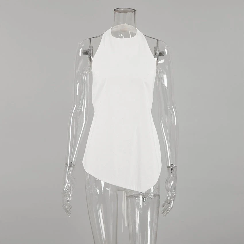 Daphne Halter Neck Backless Top - Image 8